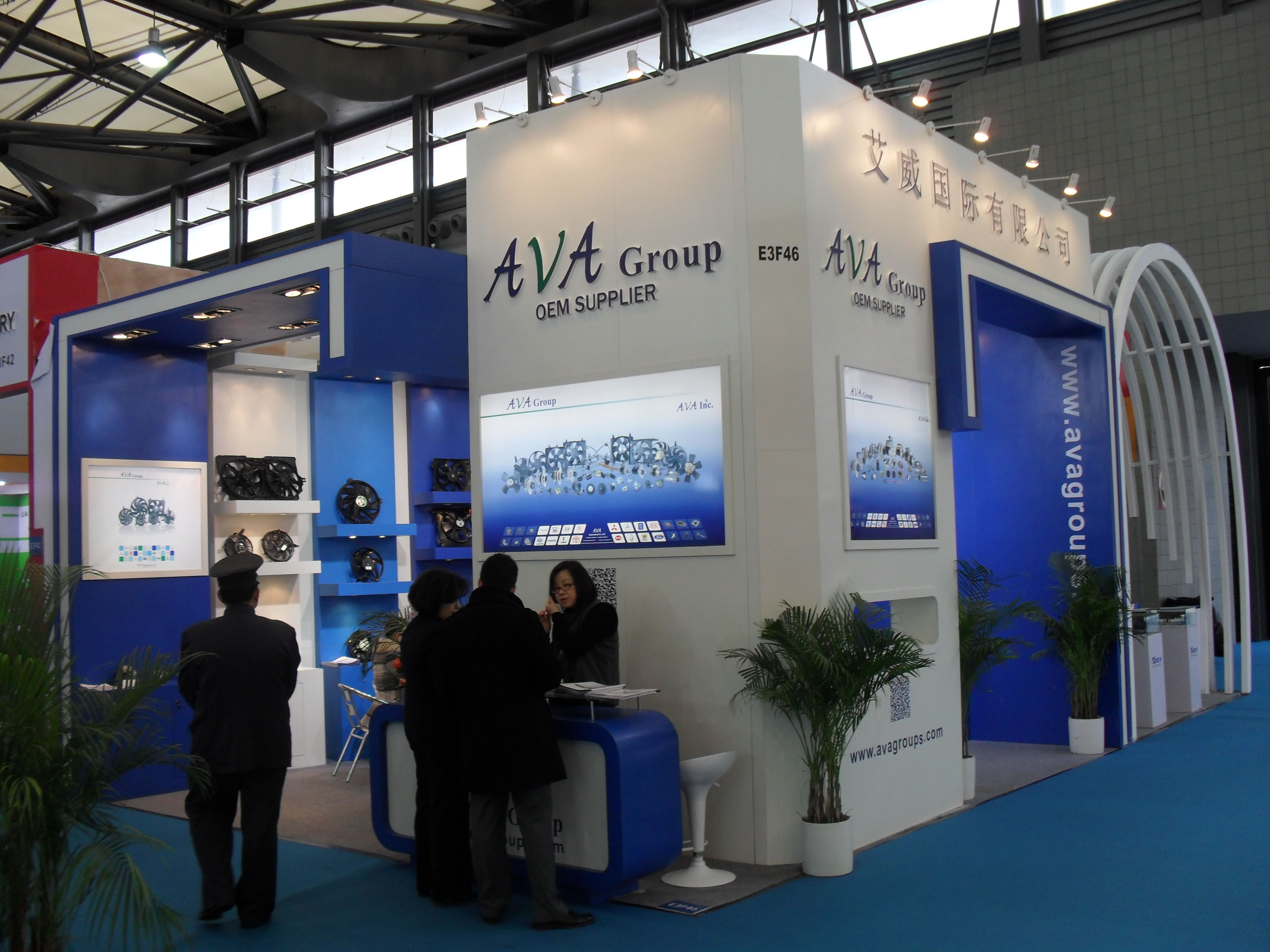 AVA Co. Shanghai Automechanika 2012 Shanghai Exhibition